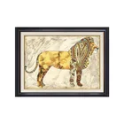 Modern Canvas Wall Art Cute lion Painting Oil On Canvas For Kid Room