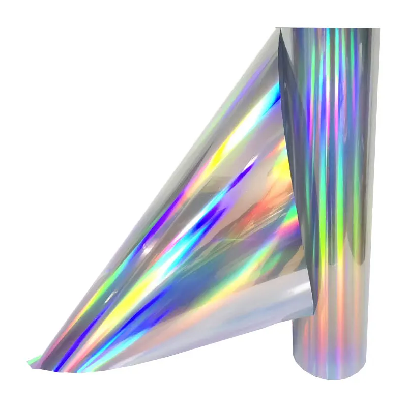 Pvc Rainbow Holographic Printable Laser Adhesive Vinyl Self Adhesive