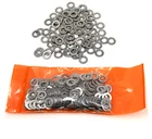 T.K.Excellent 200 Pieces M4 Flat Washer Gasket 304 Stainless Steel Hardware Fasteners Pickling Cleaning Passivation