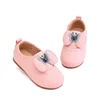 mrbaby China Children Leather shoes 2019 New Spring Autumn Wholesale PU Retro Butterfly Elastic band Girls dress shoes