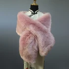 Women Women Scarf Fur Fancy New Design Women Faux Fur Shawls And Scarves