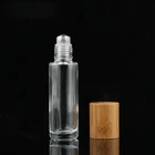 Eye Cream Roll On Bottle Cosmetic Containers Packaging 10ml Empty Clear Glass Roller Bottle