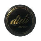 Art Sticker Whole Matt Black Hot Gold Foil Product Signal Paper Art Sticker Label