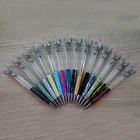 Big Diamond Metal Ballpoint Pen Empty Tube Rhinestone Pen DIY Hand-made Glitter DIY Crystal Ball Pen