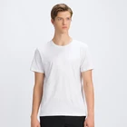 T-shirt Sublimation T Shirt Custom Printing 100% Cotton T-shirt Sublimation Hip Hop Man Blank White T Shirt High Quality