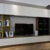 European Modern TV Stand Unit Design Leather Home Dubai Furniture Living Room