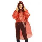 Poncho disposable, 2 Pack Adults Emergency Raincoat Rain Gear with Hoods and Sleeves for Camping, Hiking, Travel