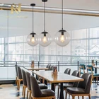Energy Metal Modern Home Decoration Energy Saving Metal Glass E27 Led Pendant Lamp