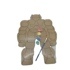 Custom wholesale kids children game imagine diy hero wooden children toys