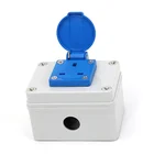 IP44 UK style 250V 13A Waterproof Industrial Wall Switch Sockets