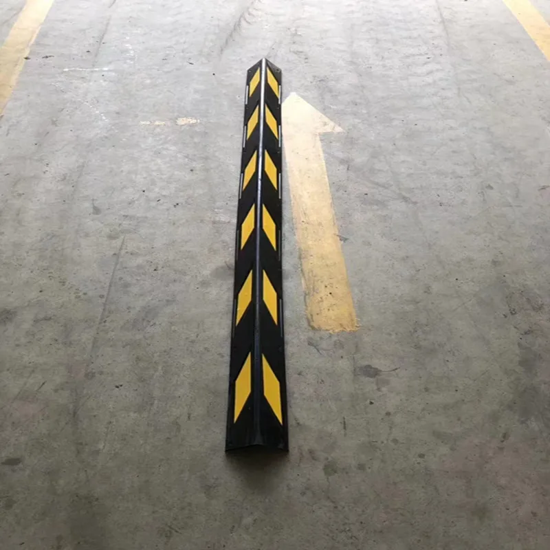 Reflective Rubber Wall Protector Corner Guard Parking Lots Corner