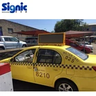 P5 outdoor taxi top advertising full color taxi roof top advertising signs taxi top light box