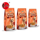 Big capacity flat bottom custom logo pouch zipper lock plastic dog food bag