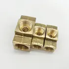 Flare- Flare Brass Brake Line Tee-Inverted Flare- 1/4 In 3-Port Tee Fitting Female SAE Inverted Flare TEE