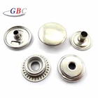 Antique Double Metal Snap Button for Jeans