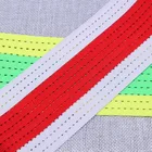 Interval color stripe fitness Mesh Thigh back medical elastic band
