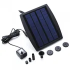 Solar powered fountain pump 2.5W DC solar submersible pump for garden pool pond