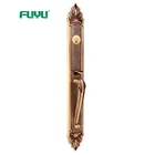 Solid forged brass trim door lock for wooden door brass door locks