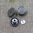 custom fashion zamak vintage metal denim jeans buttons and rivets for jeans
