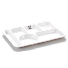 Hospital Food Tray Plastic Hospital Food Tray With Cup Holder