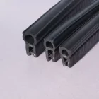 Cabinet sealing strip, steel wire composite self-clamping rubber strip