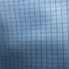 wholesale electrical polyester grid anti-static conductive fabric for clean room workwear