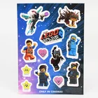 Kids Cute Cartoon Hologram 3D Bubble Eva Foam Epoxy PVC Puffy Sticker