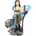 Resin Winter Wolves Fairy Statue and Figurines