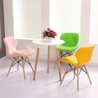 Modern furniture living room beech wood legs kitchen seating colored butterfly leisure chairs for sale