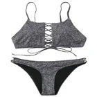 Polyester / Nylon sexy swimwear swimsuits mature 2 pieces swimwear bikini beach clothing