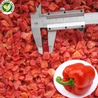 Importers price frozen red sweet bell peppers