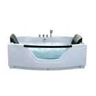 AO-6073 modern 2 sided skirt bathroom massage bathtub acrylic hydrotherapy spa jacuzziling bath hot tubs