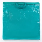 transparent plastic PVC and non woven blanket packaging bags with zipper