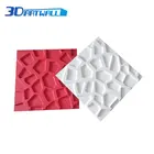 FREE SHIPPING Factory Price 500x500mm Pvc Wall panel Interior 3d Wallpaper