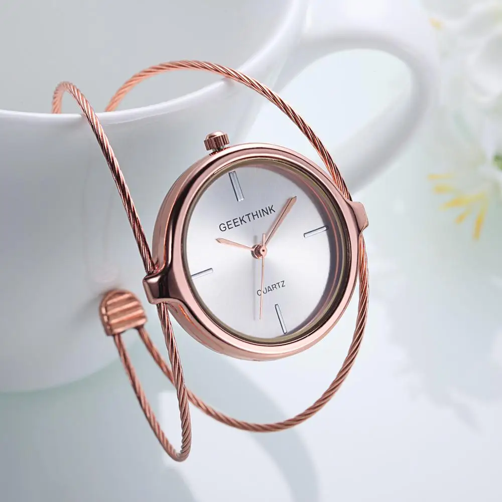 Для женщин популярные новые часы золото Многослойные браслет Кварцевые часы Регулируемый открытие платье наручные