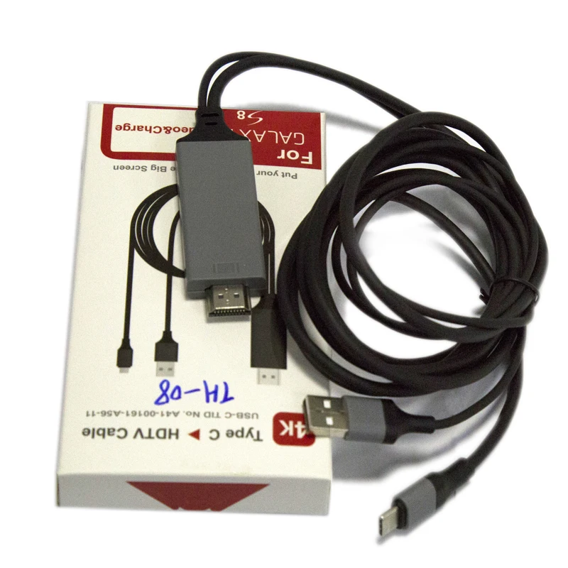 Multi-function hd-mi fiber cable hd-mi 4k 2 in 1 Type c to HD-MI+USB charging high speed usb c hub adapter for iphone - ANKUX.COM