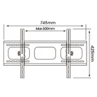 Tv Universal Flat Tilt TV Wall Mounts Bracket Tv Stand Base For LED LCD 32'' To 52' Screen' BST0042