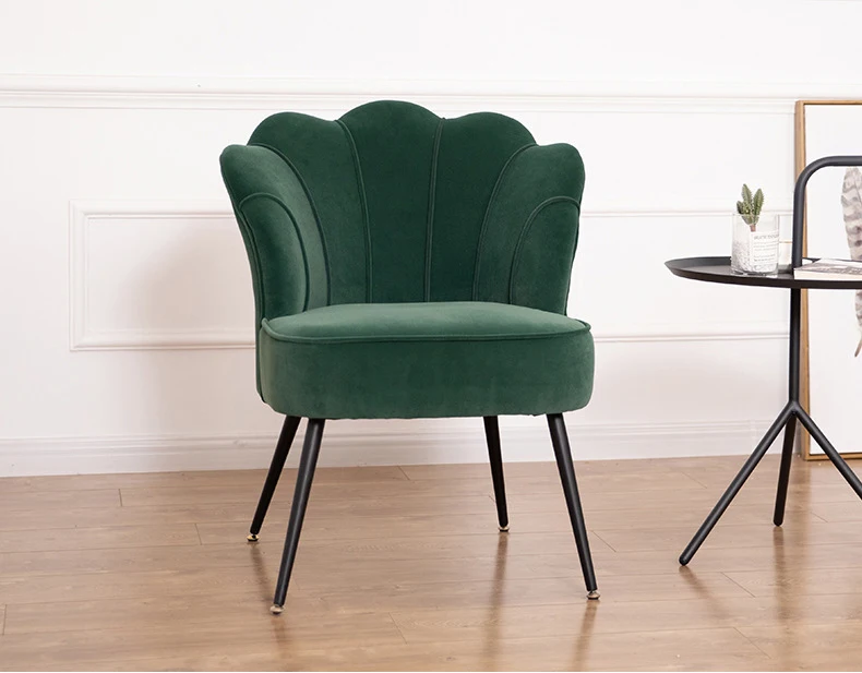 Light  luxury and modern nordic style dining room chair with backrest washable leisure chair comfortable for living room