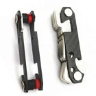 Factory Multi functional light black smart custom carbon fiber key holder organizer