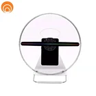 30cm desktop with lithium battery rechargeable 3d led fan display 3d hologram advertising fan player