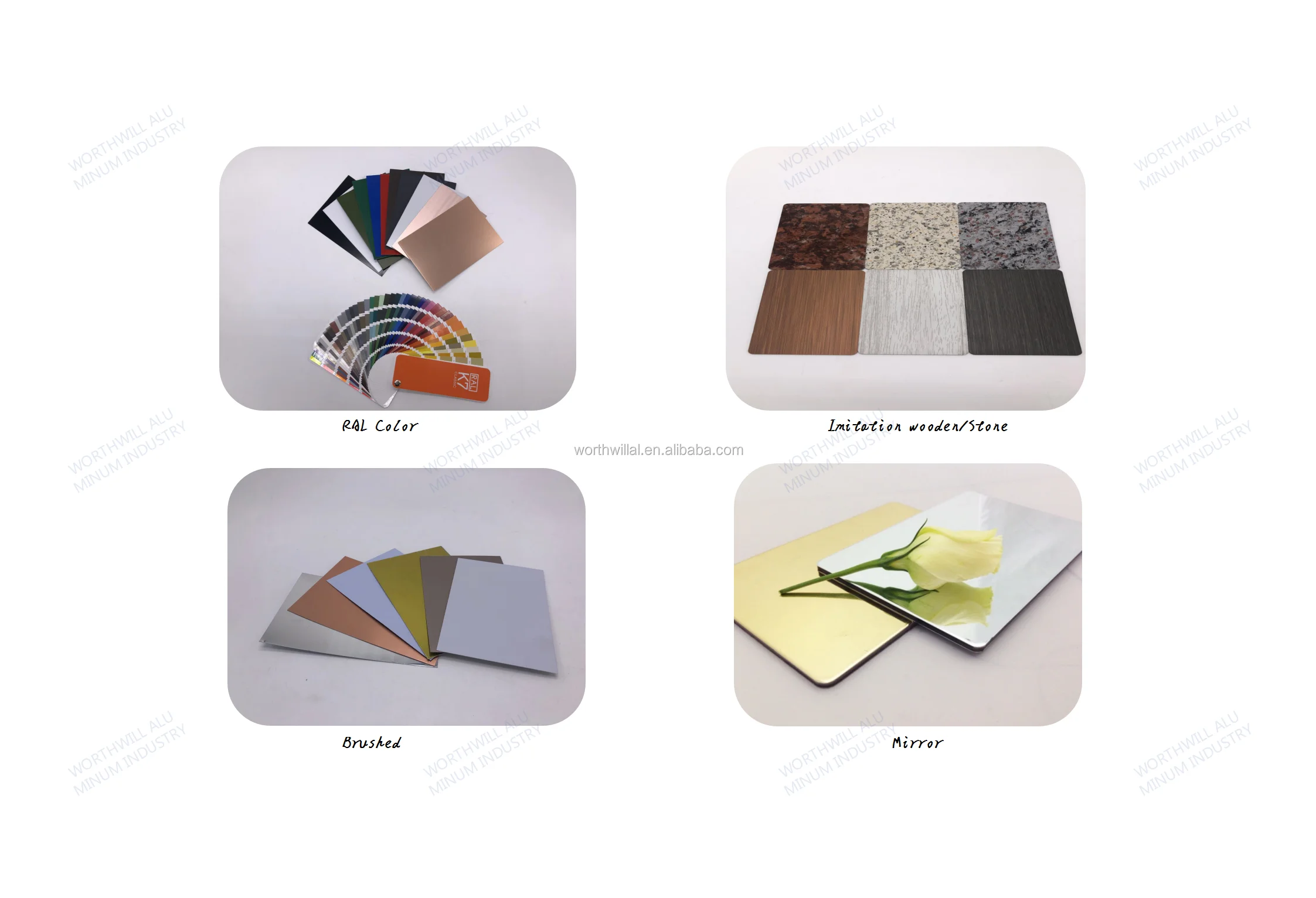 white color PE coated aluminum metal sheet for roofing