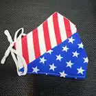 Wholesale 100% cotton Washable reusable hand made USA flag veil