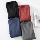 Wholesale High Quality Long Solid Ladies Pullover Sweater with Pocket Long Dress
