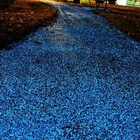 Fluorescence Colorful decorative glow in dark glass beads