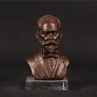 TCHAIKOVSKY statues Hand Carved Artwork Pyotr Tchaikovsky bronze / brass Bust Statue