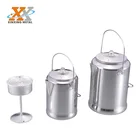 Travel Aluminum 9cups coffee percolater 1.8L outdoor coffee pot