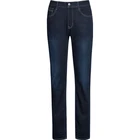 New design men's mid waist dark navy blue slim trousers man jeans