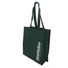 Customized design green color printing Wholesale organic cotton canvas bag Cheap price non-woven tote bag with handle