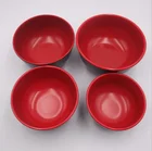 rice soup bowl noodle bowl melamine two color red black noodle bowl wholesale