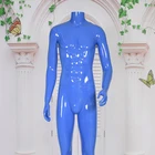 Shop Window Headless Glossy Blue Full Body Display Cheap Plastic For Sale Men Mannequin